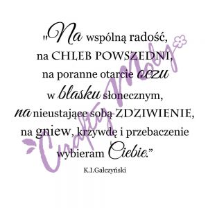 Stempel gumowy Crafty Moly Na Wspólną Radość